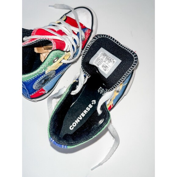 Converse Chuck Taylor Patchwork All Star Hi Boys Girls Child Size 11 - Picture 3 of 11